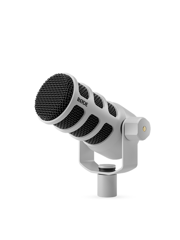 Statief USB-microfoon Rode PodMic USB White Zendmethode:Kabelgebonden