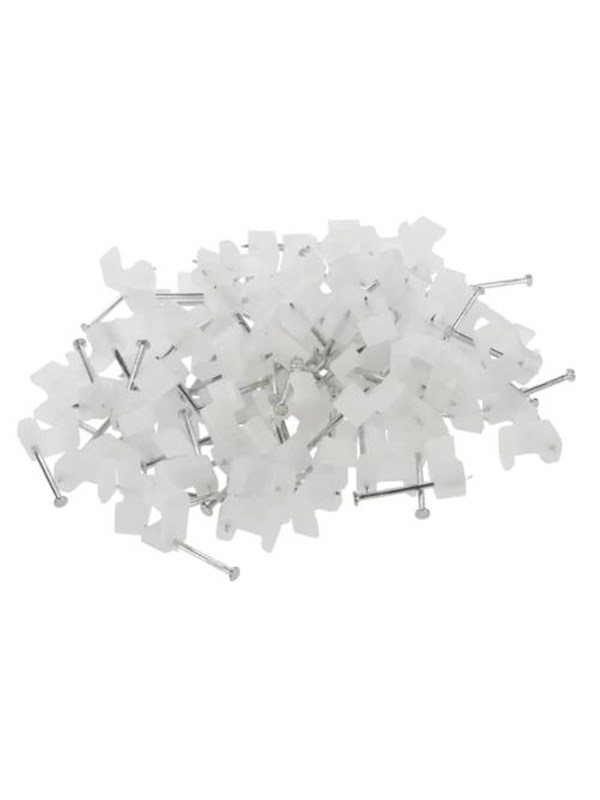 Nordic Quality Cable Clip 3x5mm Neutral 100 pcs.