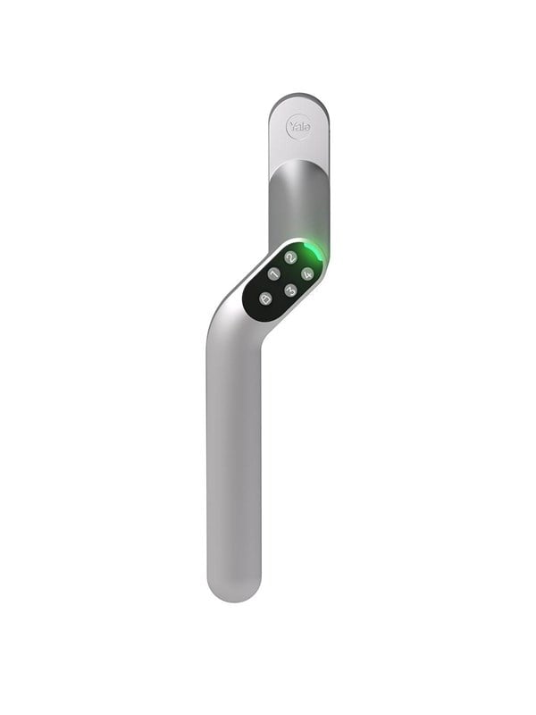 Yale Smart Code Handle Left Satin Chrome