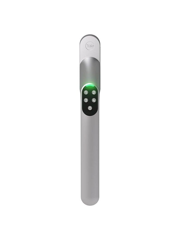 Yale Smart Code Handle Straight Satin Chrome