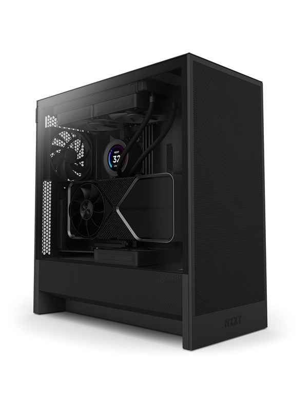 NZXT H5 Flow (2024) - Black - Case - Miditower - Zwart