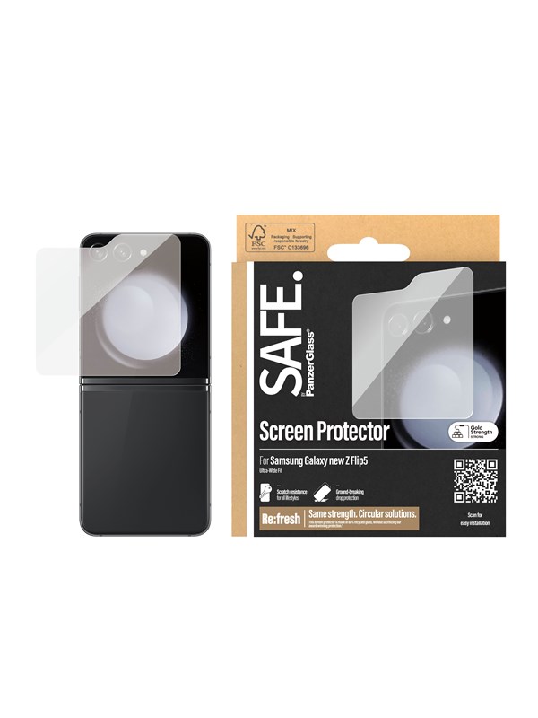 SAFE by PanzerGlass Screen Protector Samsung Galaxy Z Flip6 | Classic Fit