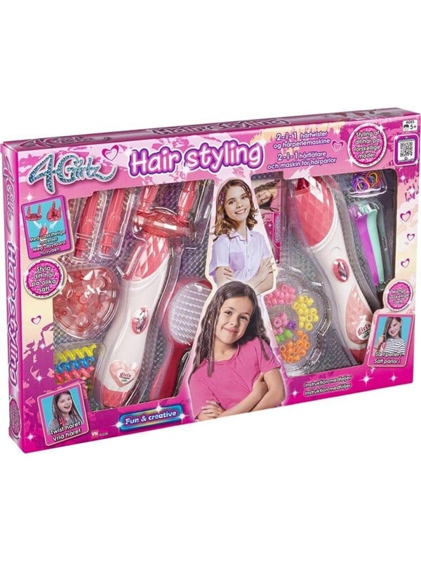VN Toys 4-Girlz - 2 in 1 Hair Set (63236)