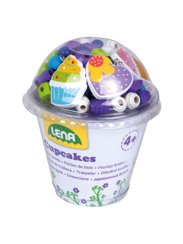 Jono Toys Lena Cupcake Wooden Beads Jewelry Making