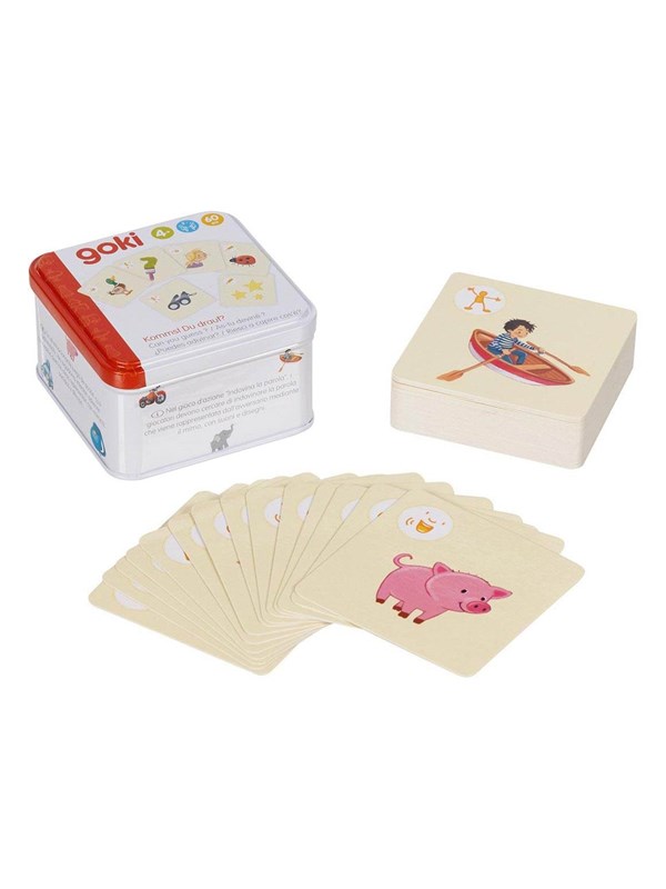 Goki Kinderspel Raad het Motief - Creatief Kaartspel voor Kinderen.