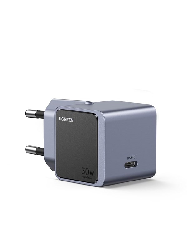UGREEN Nexode S 30W GaN-oplader, compatibel met iPhone 17/16/15, iPad Pro, Pixel 9, Samsung Galaxy S24/S23, Tab A8/S8, enz.