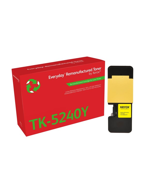 Xerox Everyday - yellow - compatible - remanufactured - toner cartridge (alternative for: Kyocera TK-5240Y) - return programme
