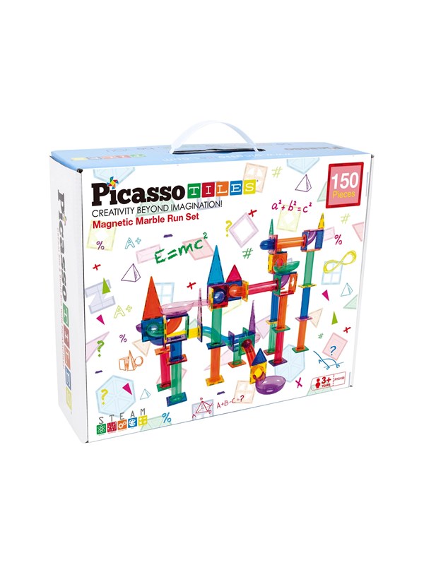 PicassoTiles 150-delige Knikkerbaan set