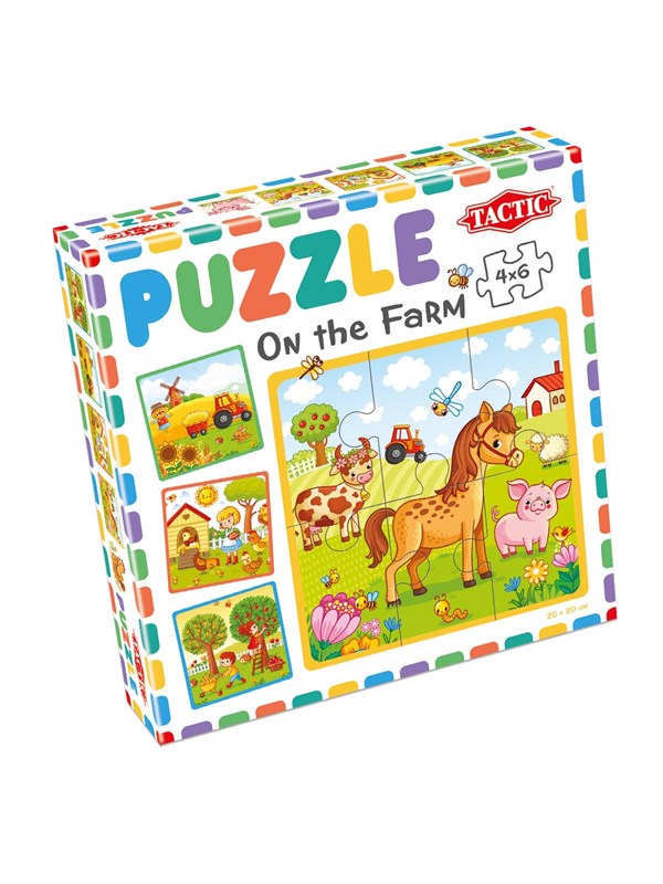 Tactic My First Puzzle 4x6 pcs On the Farm