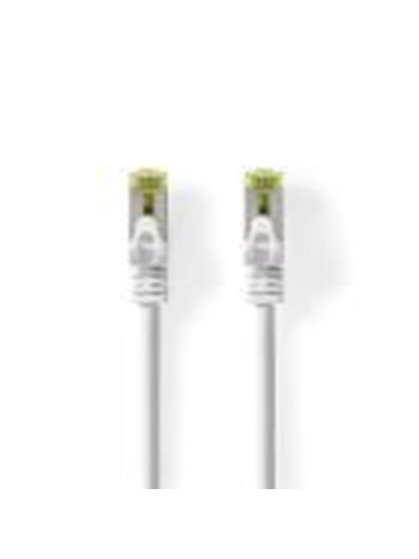 Nedis CAT7 Network Cable | S/FTP | RJ45 Male | RJ45 Male - Wit - 0.25m