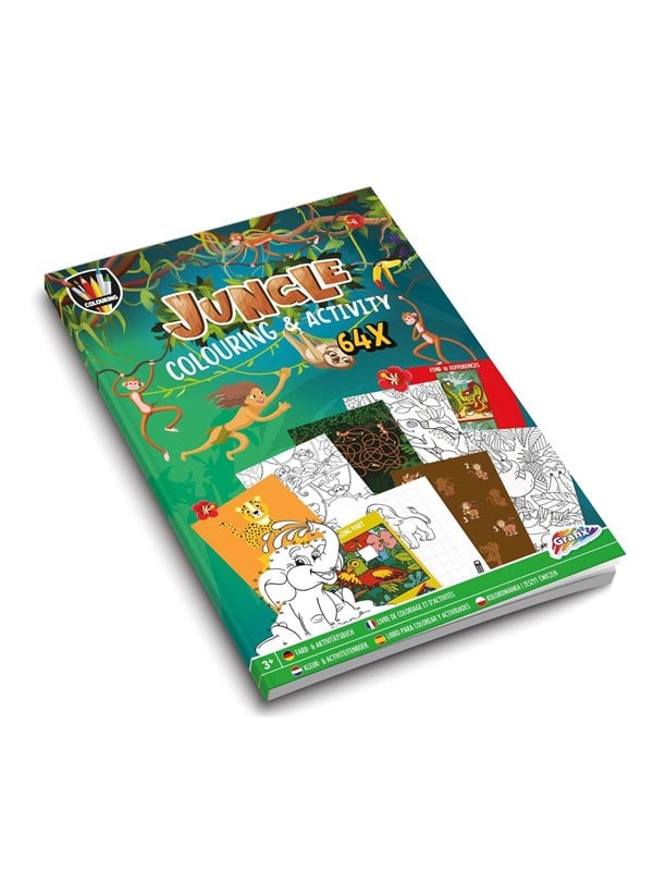 Creative Craft Group Moxy - Colouring & Activity Book - Jungle