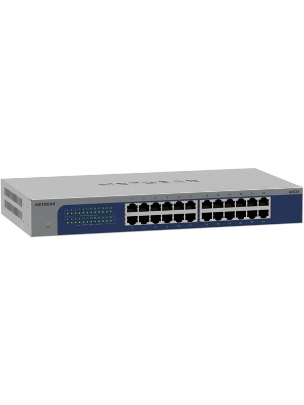 NETGEAR GS524-300EUS GS524-300EUS Ethernet Switch 24 poorten 1 GBit/s