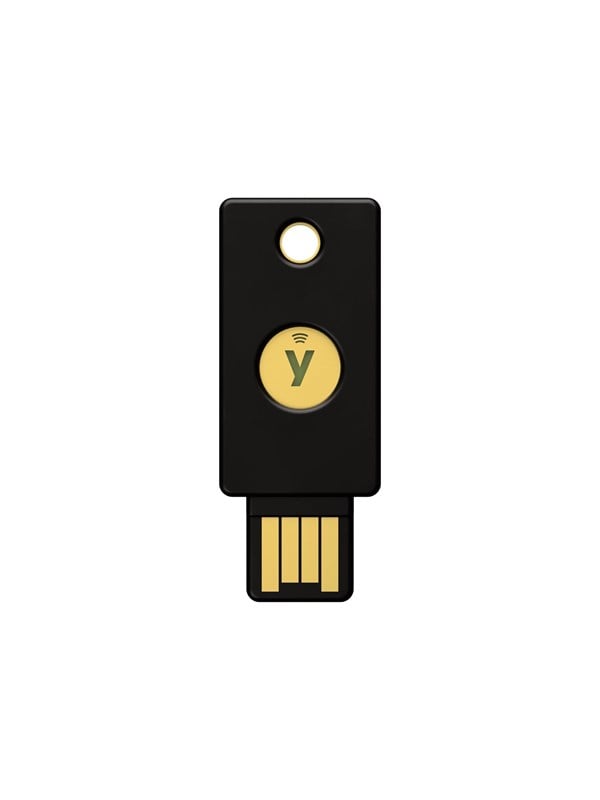 Yubico - Security Key NFC - Zwart - Twee-factor authenticatie (2FA) Beveiligingssleutel - USB-A of NFC