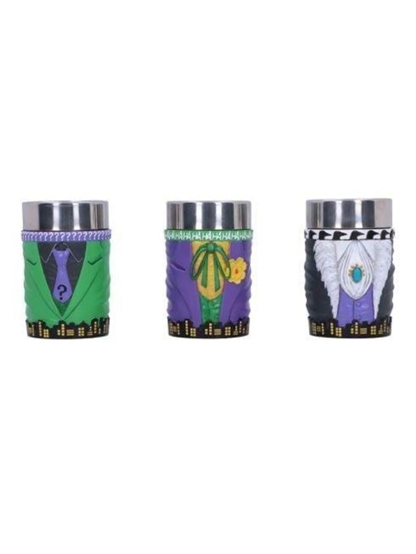 Nemesis Now DC Comics Batman - Super-Villain Collectible Mini Cup Set Shot glas - Multicolours