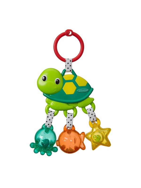 Infantino Jingle Sea Charms Turtle Rammelaar