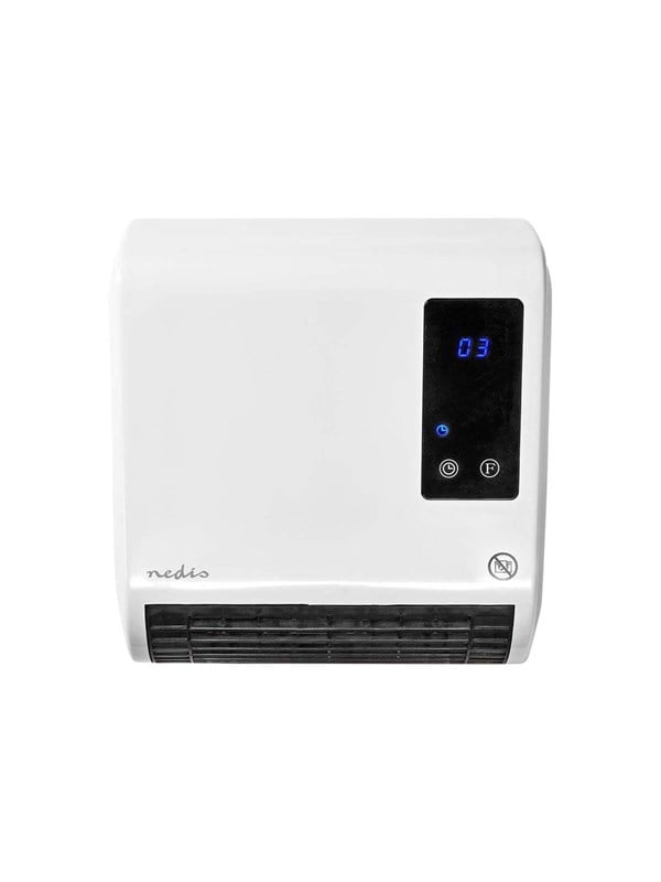 Nedis Badkamer verwarming - 2000 W - Instelbare thermostaat - 2 Verwarmingsmodi - IP22 - Afstandsbediening - Wit