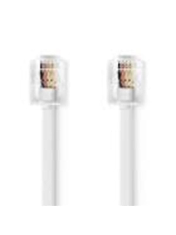 Nedis Telecom Cable | RJ11 Male | RJ11 Male | 5.00 m - Wit