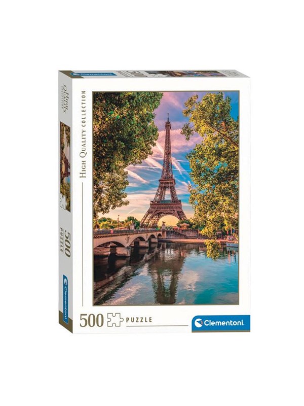 Clementoni - Puzzel - 500 Stukjes - Langs de Seine - Puzzel Voor Volwassenen - High Quality Collection