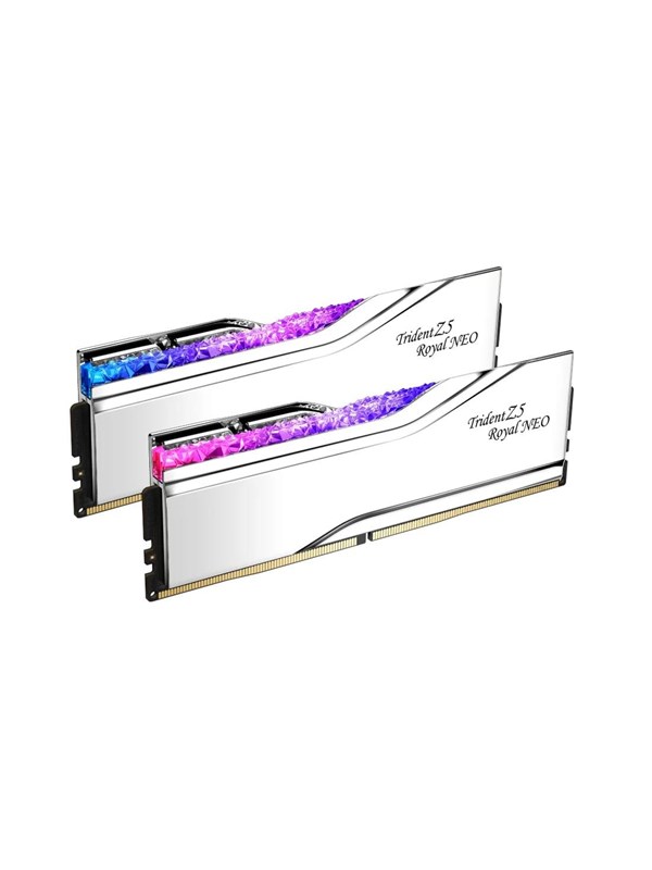 G.Skill Trident Z5 Royal Neo RGB DDR5-8000 - 32GB - CL38 - Dual Channel (2 pcs) - AMD EXPO - Zilver met RGB