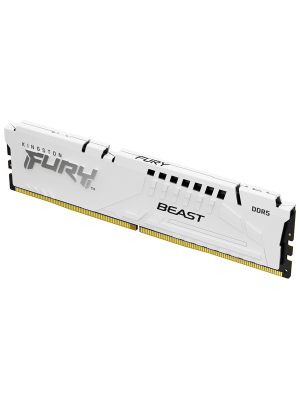 Kingston FURY Beast DDR5-6000 - 16GB - CL36 - Single Channel (1 pcs) - AMD EXPO - Wit