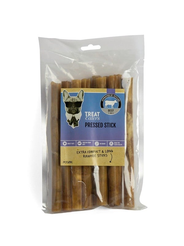 Treateaters treateaters geperste stick naturel 10 st., 20x2 cm