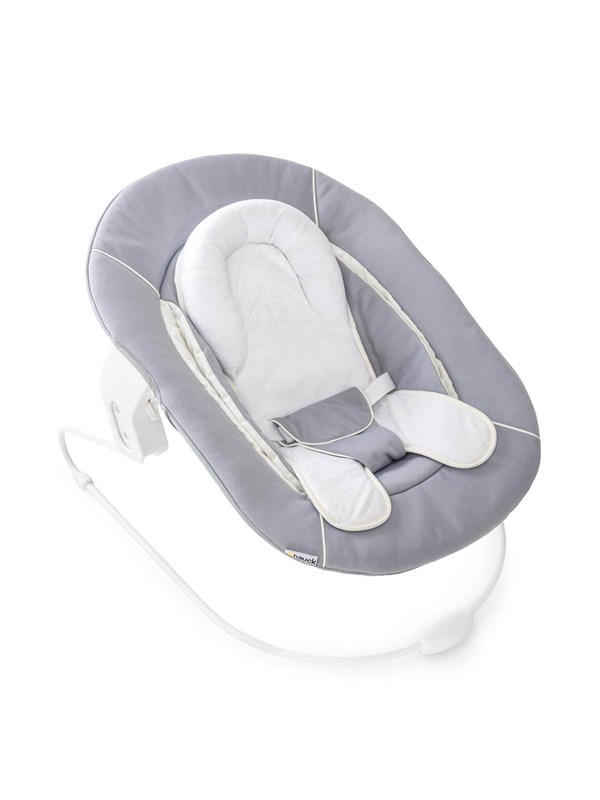 Hauck Alpha Bouncer 2in1 sitter and highchair seat Stretch Grey