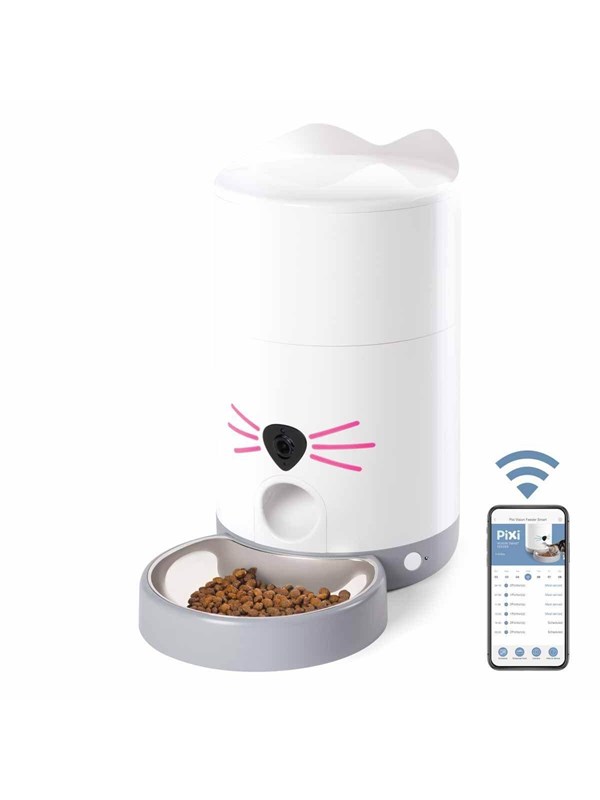 Catit Automatische Voerbak Met Camera - Voerbak - 40 Wit