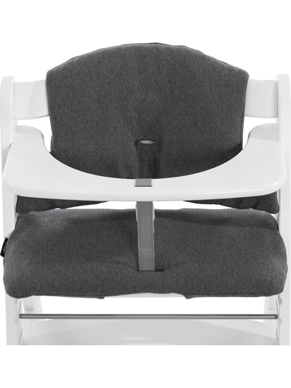 Hauck Select high chair cushion Jersey Charcoal