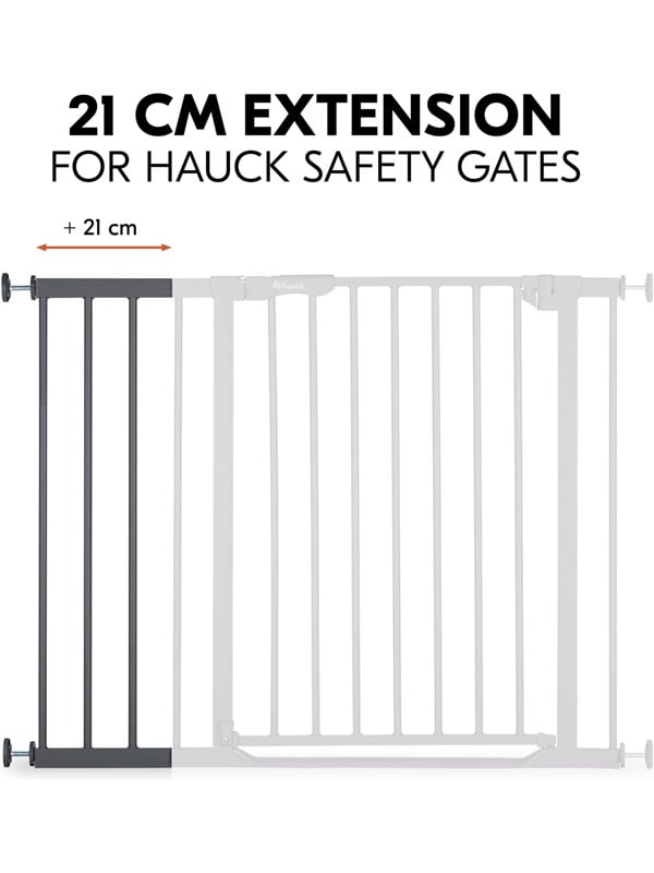 Hauck Safety Gate Extension 21 cm dark grey