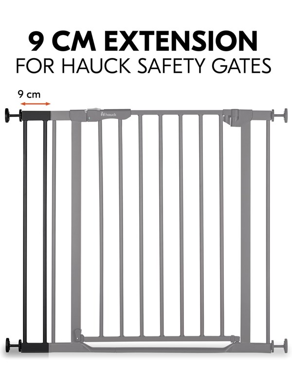 Hauck Safety Gate Extension 9 cm black