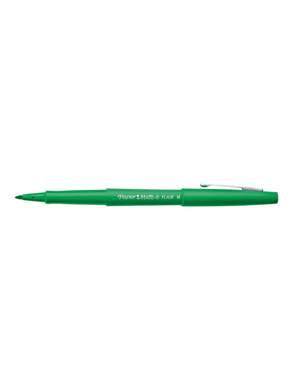 Paper Mate Flair viltstiften | medium punt (0,7 mm) | groen | 12 stuks