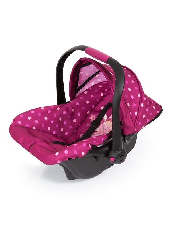 Bayer Design - Autostoeltje Deluxe Car Seat voor poppen - Roze met Fee