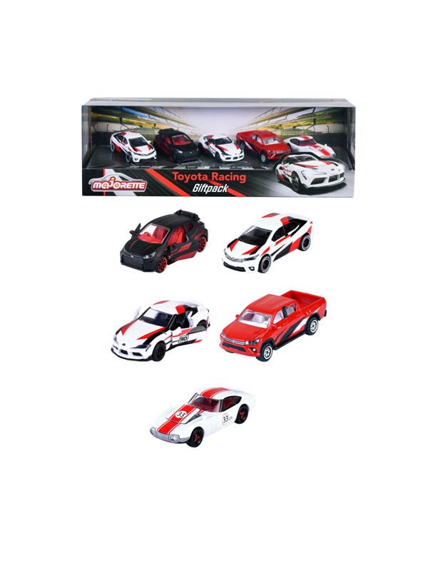 Majorette Toyota Racing Giftpack 5 auto's Voertuigen