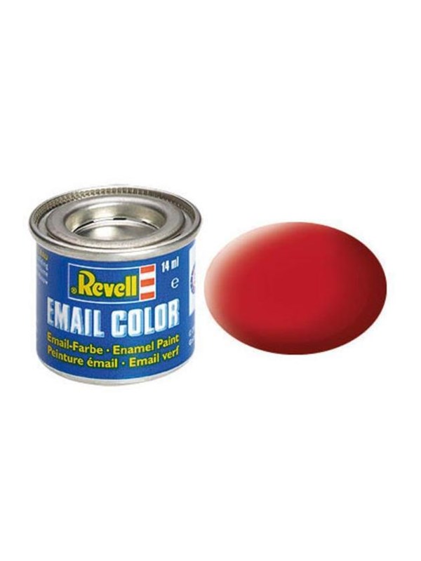 Revell Hobbyverf Enamel verf - #36 Carmine Red - Matt - RAL3002 - Enamel - Verf potje - 14 ml