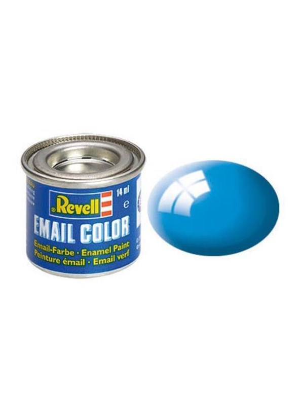 Revell Hobbyverf Enamel verf - #50 Light Blue - Gloss - RAL5012 - Enamel - Verf potje - 14 ml