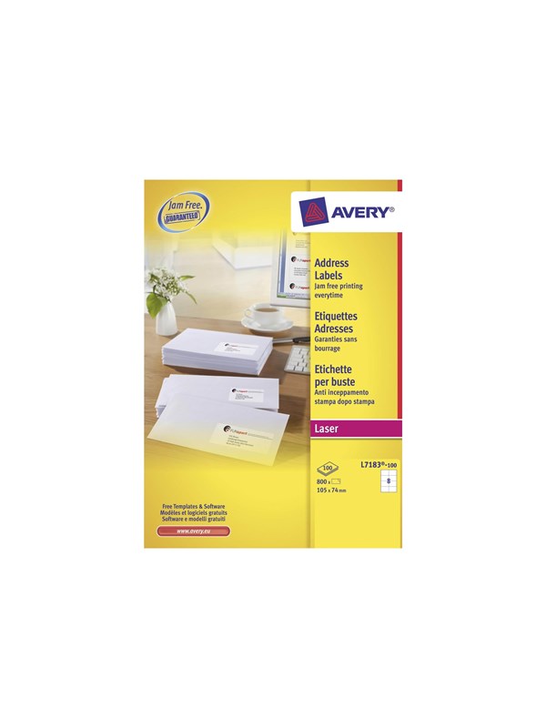 Avery Address Labels - address labels - 800 pcs. - 105 x 74 mm