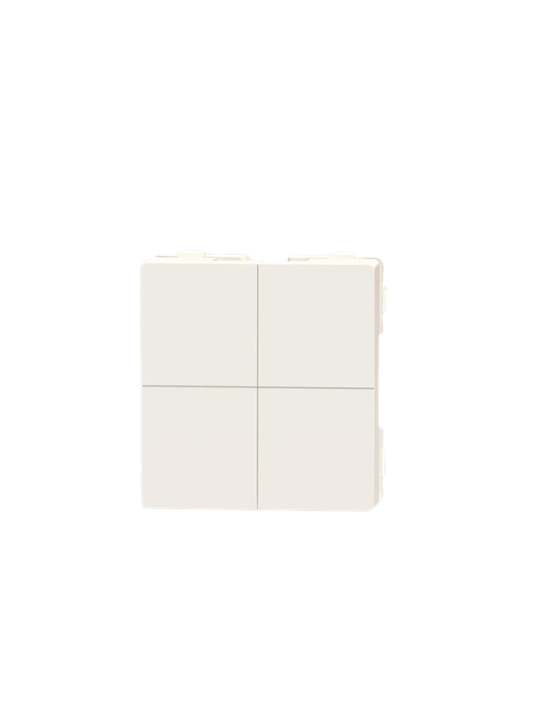 Shelly BLU Wall Switch 4 Stand-alone - Battery Push-button