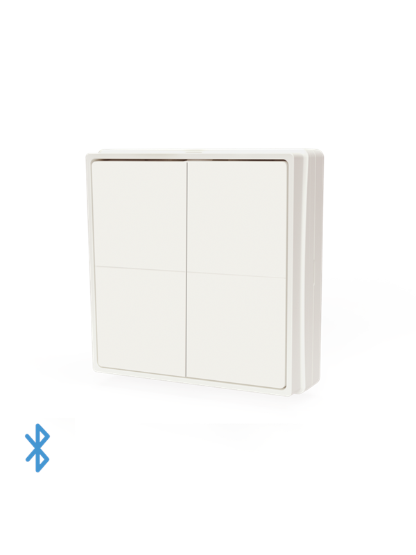 Shelly BLU Wall Switch 4 Stand-alone - Battery Push-button