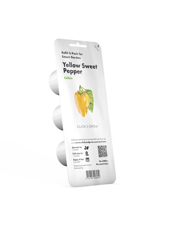 Click & Grow - Smart Garden Refill 3-pack - Yellow Sweet Peppers (SGR53X3)