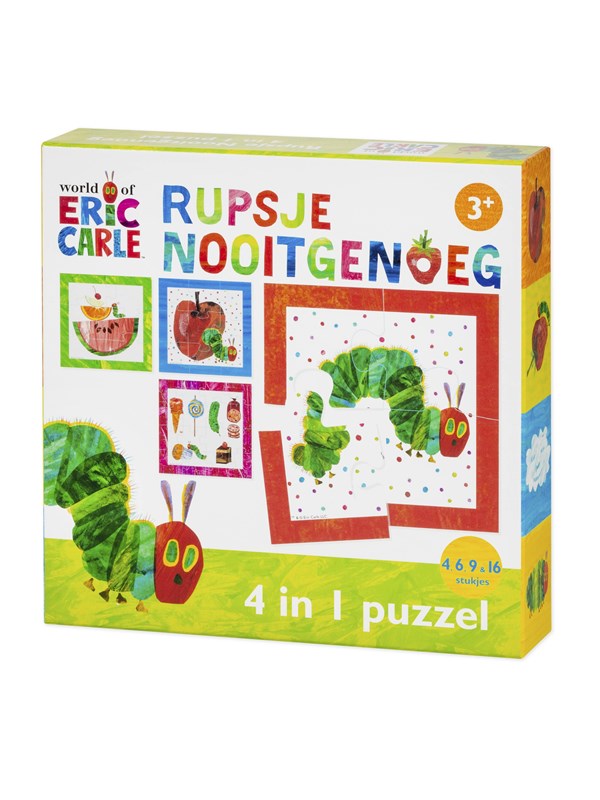 Bambolino Toys The Very Hungry Caterpillar 4-1 puzzel 2D Puzzels