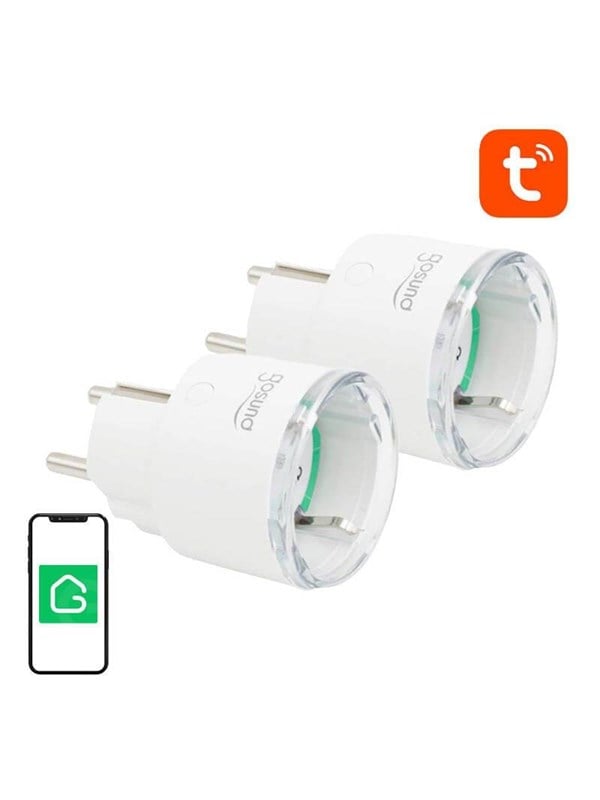 Gosund Smart Wifi-Stopcontact Voor Tuya 3680W 16A 2-Pack Afstandsbediening