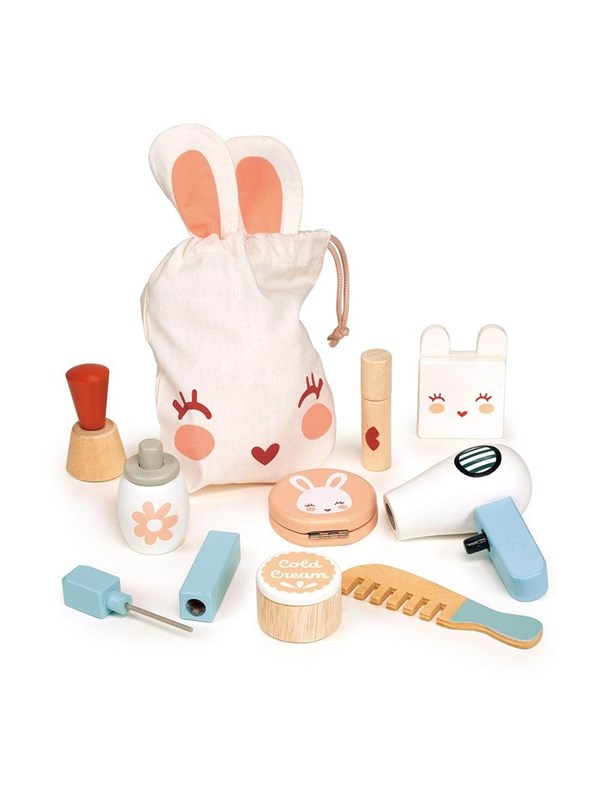 MENTARI Rollenspel - Make Up Set Bunny - In Katoenen Zak - Hout - 3 Jaar