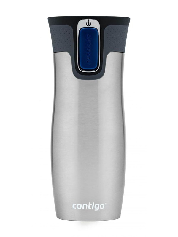Contigo West Loop Autoseal Thermosbeker, Isoleerbeker, 470 ml - Stainless Steel