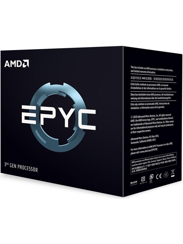AMD EPYC 7763 CPU - 64 kernen - 2.45 GHz - AMD SP3 - AMD Boxed (zonder koeler)