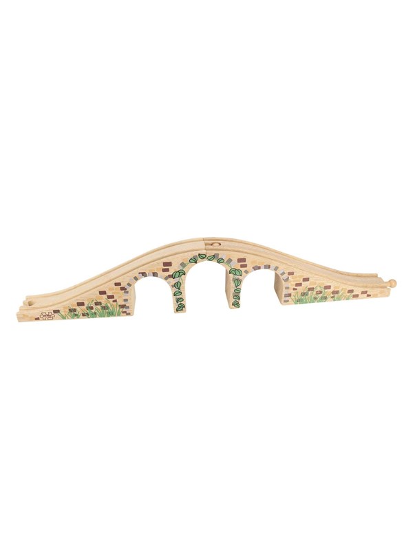 Bigjigs Wooden Rails - 3 Arch Bridge