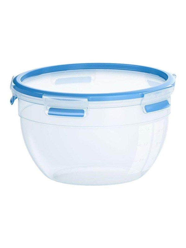 EMSA CLIP & CLOSE N1011400 Voorraaddoos Rond Container 2,6 l Blauw, Transparant 1 stuk(s)