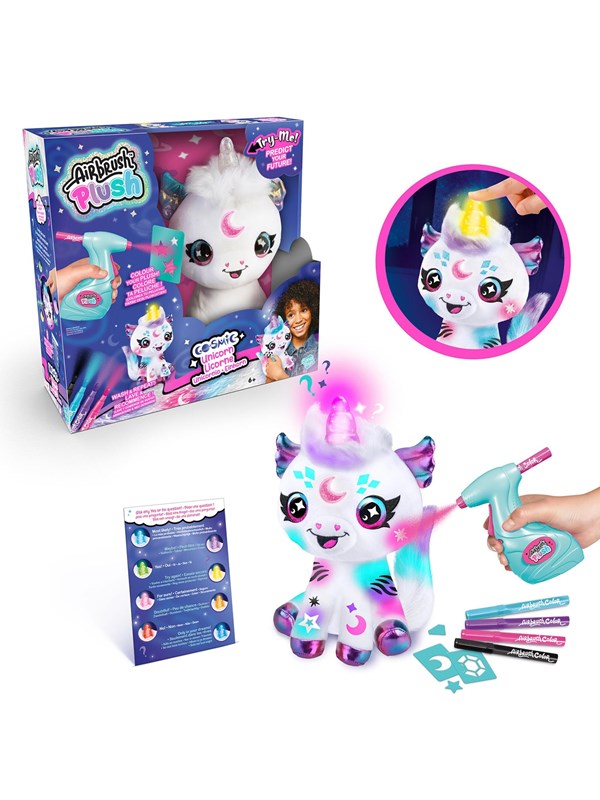 Airbrush Plush Kosmische Eenhoorn