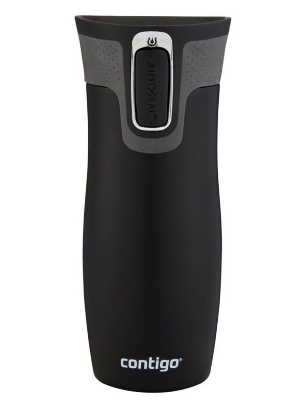 Contigo West Loop Autoseal Thermosbeker, Isoleerbeker, 470 ml | Matte Black