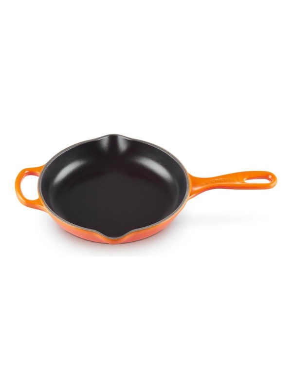 Le Creuset Skillet Signature - Oranjerood - Ø 20 cm - Geëmailleerde Anti-aanbaklaag - Geschikt voor Alle Warmtebronnen, inclusief Inductie - Vaatwasserbestendig - Levenslange Garantie