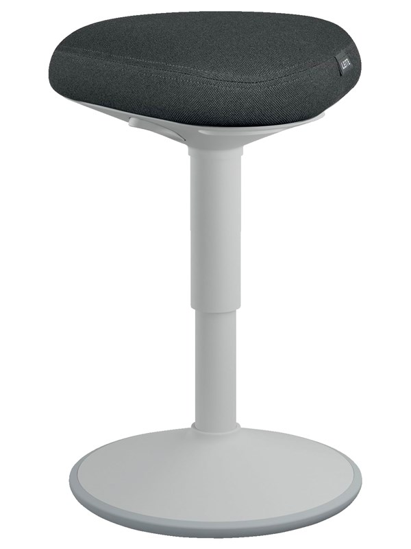 Leitz Ergo Active Zitkruk met Comfortzitting - Bureaukruk - Ergonomische Kruk - Grijs